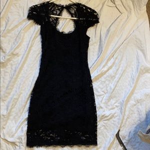 Jump Apparel Sexy Black Lace Dress 3/4